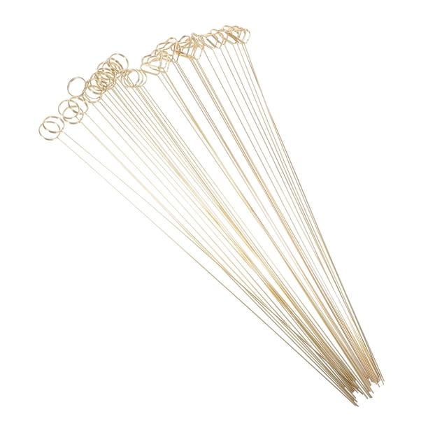Moluckfu 40Ud Clips Metálicos Dorados Para Tarjetas En Ramos Flores Con Resistente Y Reutilizable