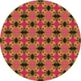 thumbnail image 1 of Ahgly Company Indoor Round Patterned Chilli Pepper Red Area Rugs, 5' Round, 1 of 6