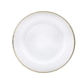 thumbnail image 1 of Juego de 6 bajo platos VITTORI Base Venecia Redondo de Vidrio Color Blanco con Filo Dorado, 1 of 5