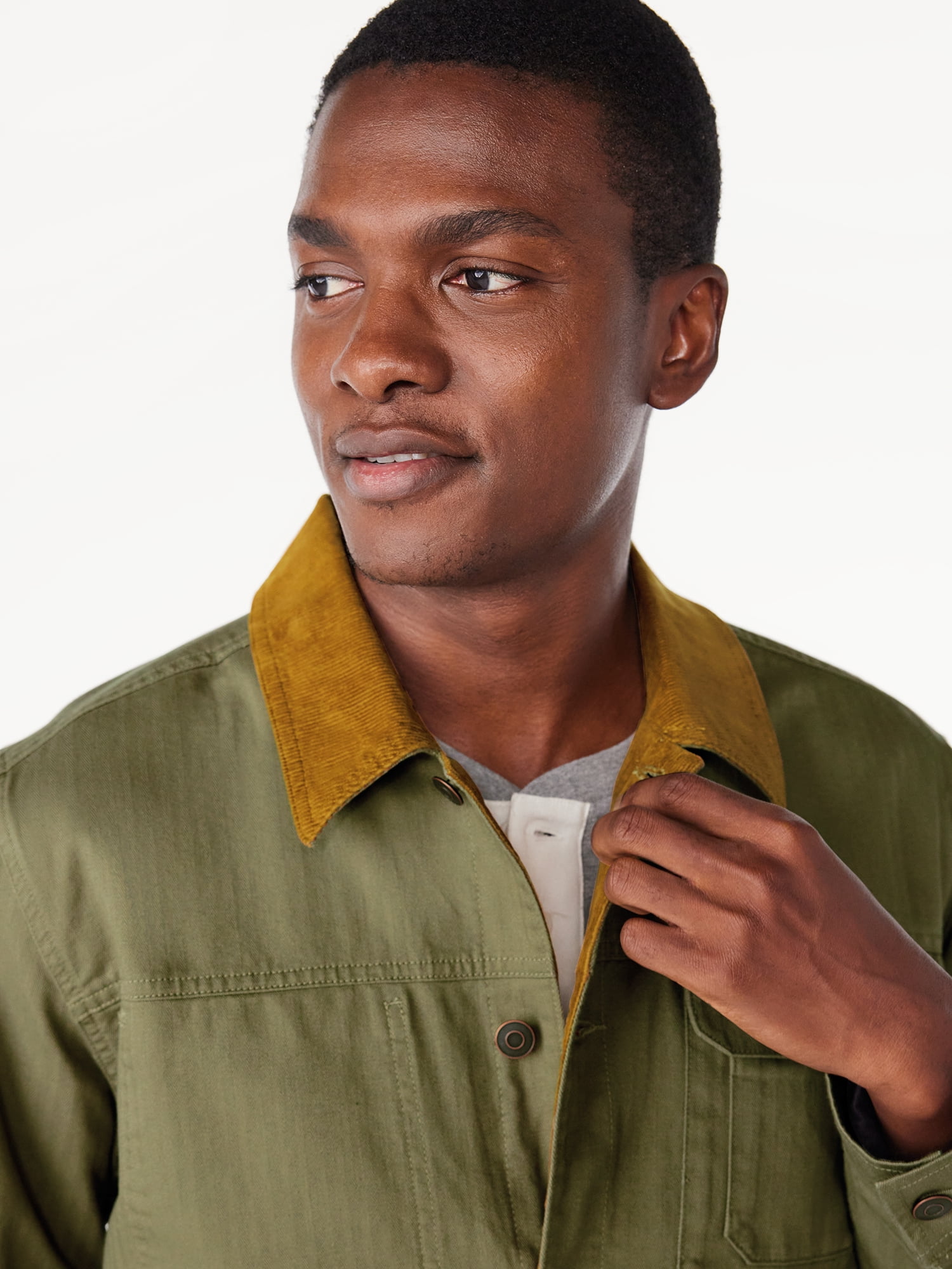 Free Shipping! Free Assembly Men's Herringbone Workwear Jacket