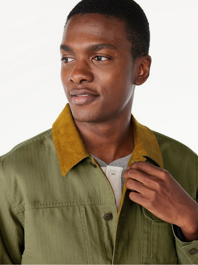 Free Shipping! Free Assembly Men's Herringbone Workwear Jacket