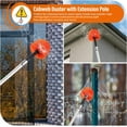 thumbnail image 7 of Cobweb Duster with Extension Pole,Spider Web Brush with Pole Extend ,Spiderweb Cleaner with Stage Telescopic Aluminum Pole,Spider Brush Cobweb for Outdoor & Indoor Cleaning, 7 of 7