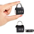 thumbnail image 3 of 4 Pack 3 Digit Combination Padlock Durable Digit Security Padlocks Combination Locks Outdoor Waterproof Coded Padlock for Travel Bag, Suitcases, Lockers, Gym, 3 of 5