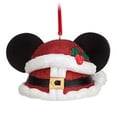 thumbnail image 3 of disney parks christmas santa mickey  mouse ear hat ornament new with tag, 3 of 3
