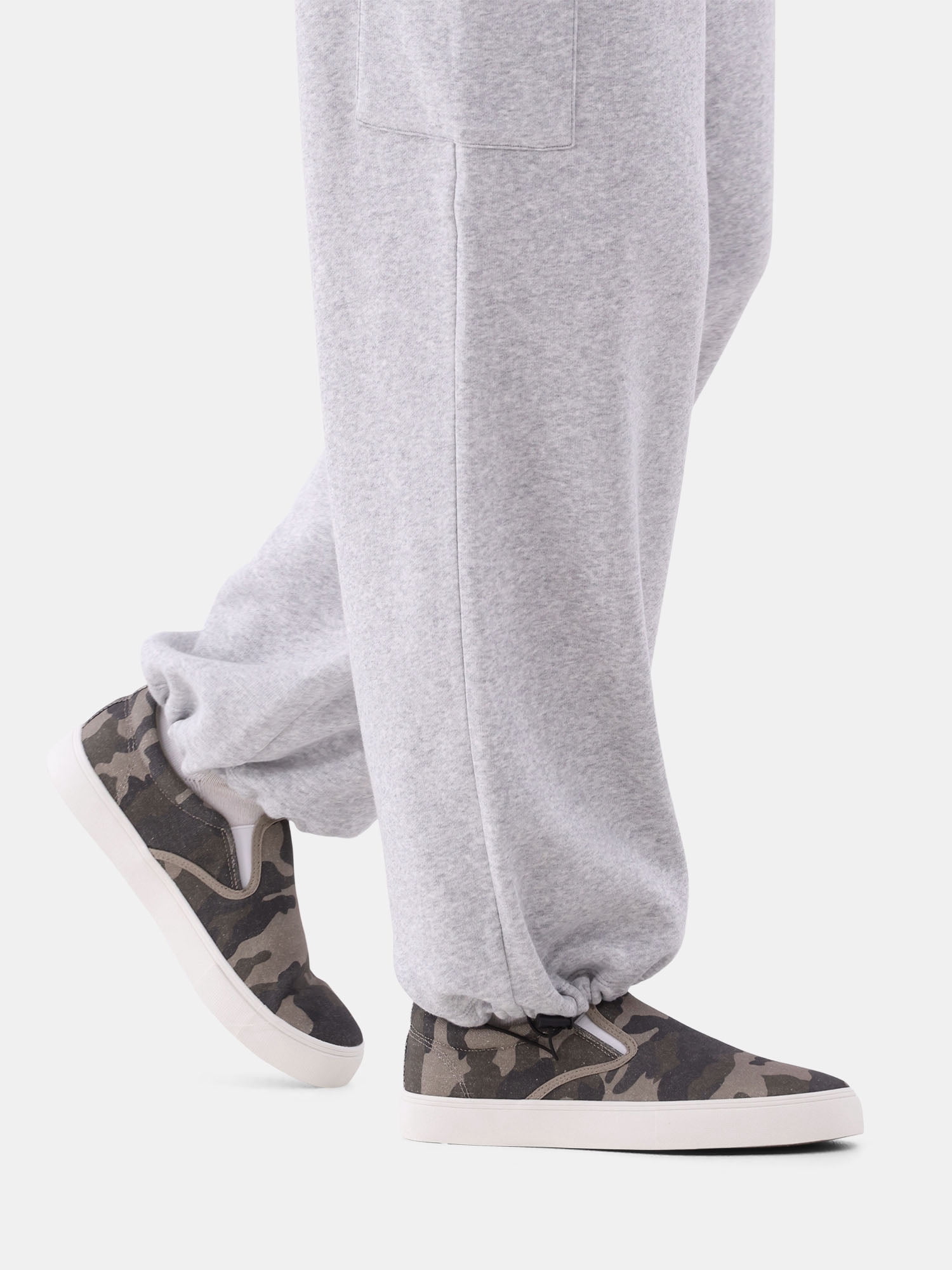 No Boundaries Twin Gore Canvas Slip On Sneakers, Wide Width Available, Women's