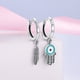 thumbnail image 3 of Pendientes De Plata De Ley 925 Circón De Flor De Corazón Circular Para Hacer Joyas Mujeres Boda Fiesta 2022 Nuevo, 3 of 4