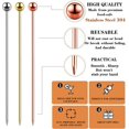 thumbnail image 4 of 12PCS Bloody Mary Skewers Gift Set, 8 Inch Stainless Steel Cocktail Picks Metal Bloody Mary Accessories, Reusable Cocktail Skewers Bar Toothpicks for Drinks, 4 of 5