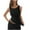 Black, variant on Timegard Womens Tank Top Round Neck Going out Top Sleeveless Casual Solid Color Comfy Fitting Camis