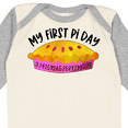 thumbnail image 4 of Inktastic My 1st Pi Day Pink Pie Pan Pun Boys or Girls Long Sleeve Baby Bodysuit, 4 of 5