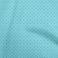 thumbnail image 1 of oneOone Cotton Poplin Twill Turquoise Blue Fabric Dot Dress Material Fabric Print Fabric By The Yard 56 Inch Wide, 1 of 4