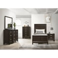 thumbnail image 2 of Picket House Furnishings Warren 42"W Twin Panel Wood Bed in Merlot, 2 of 6