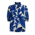 thumbnail image 5 of Endives Womens Blouse Short Sleeve Shirt Womens Tops V Neck Casual Shirts Beach Wear Vacation Shirts Spring Summer Outfit, 5 of 6