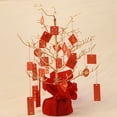 thumbnail image 4 of WEUVEB 1Ud Árbol Fortuna Decorativo Para Fiesta Y Ambiente De Año Nuevo, 4 of 8