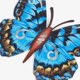 thumbnail image 3 of Arte de la pared mariposa metal YONGSHENG 3pcs, 3 of 5