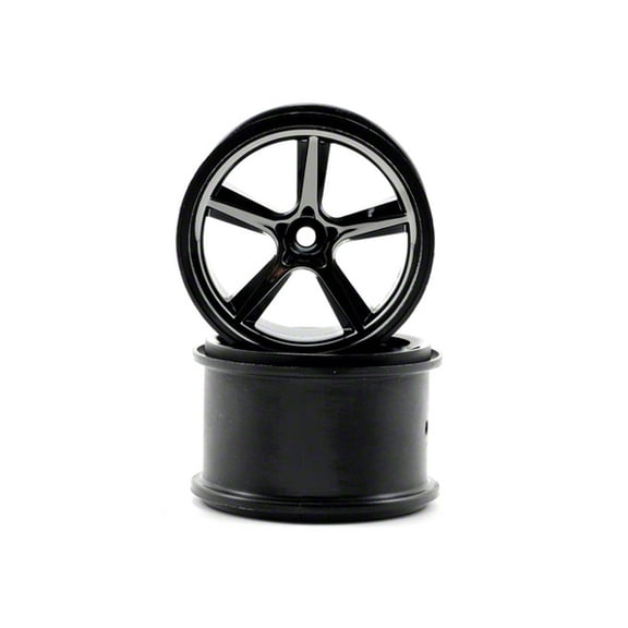 Traxxas 7172A Gemini Wheels (Black Chrome) TRA7172A