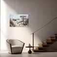 thumbnail image 4 of ZHONGYUTONG Beach Canvas Wall Art for Bathroom Coastal Pictures for Wall Seascape Paintings Seaside Print for Living Room Decor Framed (24.00" x 36.00"), 4 of 5