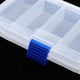thumbnail image 5 of Accesorios De Pesca Estuches - Caja De Almacenamiento De Plástico - 5 Compartimientos Fijos - Ganchos Señuelos Cebo Contenedores De Cuent, 5 of 9