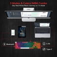thumbnail image 4 of Teclado inalámbrico RGB para juegos Redragon K628 PRO 75% con interruptor rojo, 4 of 8