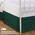 thumbnail image 4 of Tailored Bed Skirt - 14 inch Drop, Hunter, Full Bedskirt with Split Corners (Available in 14 Colors) Blissford, 4 of 7