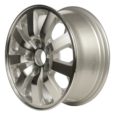 - 2008-2010 Honda Odyssey 16x7 Alloy Wheel, Rim Silver Metallic Textured with Machined Face - 63985