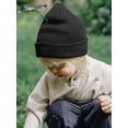 thumbnail image 5 of Top Headwear Kids Beanie - Youth Size Beanies For Boys Girls, Black, 5 of 5