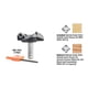 thumbnail image 5 of Amana Tool RC-2255-TG Inserto de alerón CNC Carburo Cepillado de superficies de 3 alas Corte de moscas y nivelador de losa 2-1/2 de diámetro x 1/2 SHK para soportes termocontraíbles ThermoGrip CNC, 5 of 5