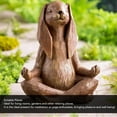 thumbnail image 3 of Meditating  Sculpture, Compact Sturdy Dedicate Decorative Resin Yoga   Statue  For Living Room, 3 of 8