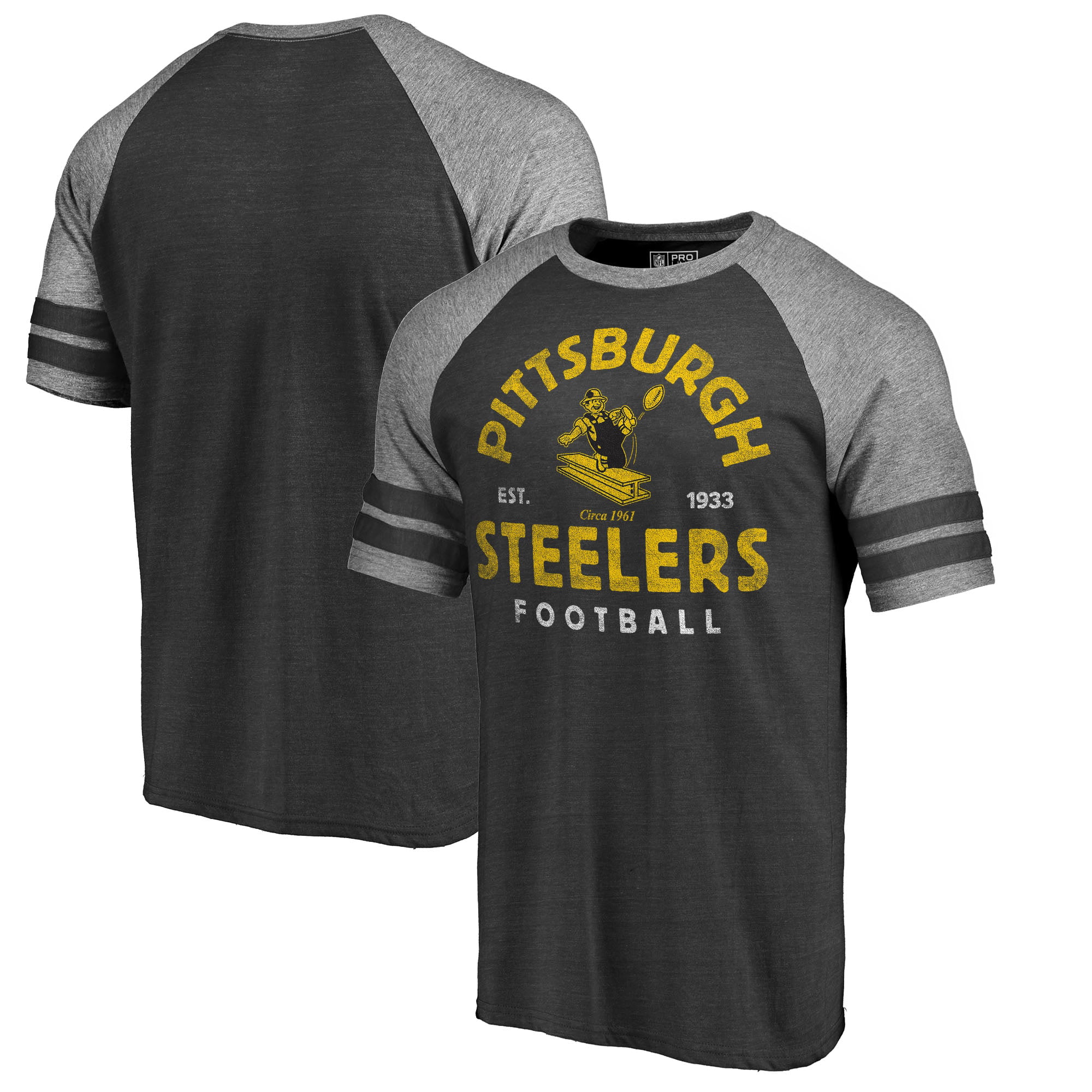 الصقر الامريكي Men's NFL Pro Line by Fanatics Branded Black Pittsburgh Steelers ... الصقر الامريكي