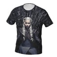 thumbnail image 3 of Game Of Thrones T Shirt 3d Printed Crewneck Graphic Short Sleeve Tees For Mens, 3 of 6
