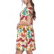 thumbnail image 2 of Balery Colorful Butterflies Vestidos sueltos de manga corta para mujer, vestidos de verano 2025, vestidos casuales de corte A con vuelo., 2 of 6