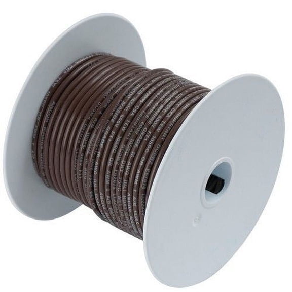 Ancor-Ancor Brown 16 Awg Tinned Copper Wire - 100'