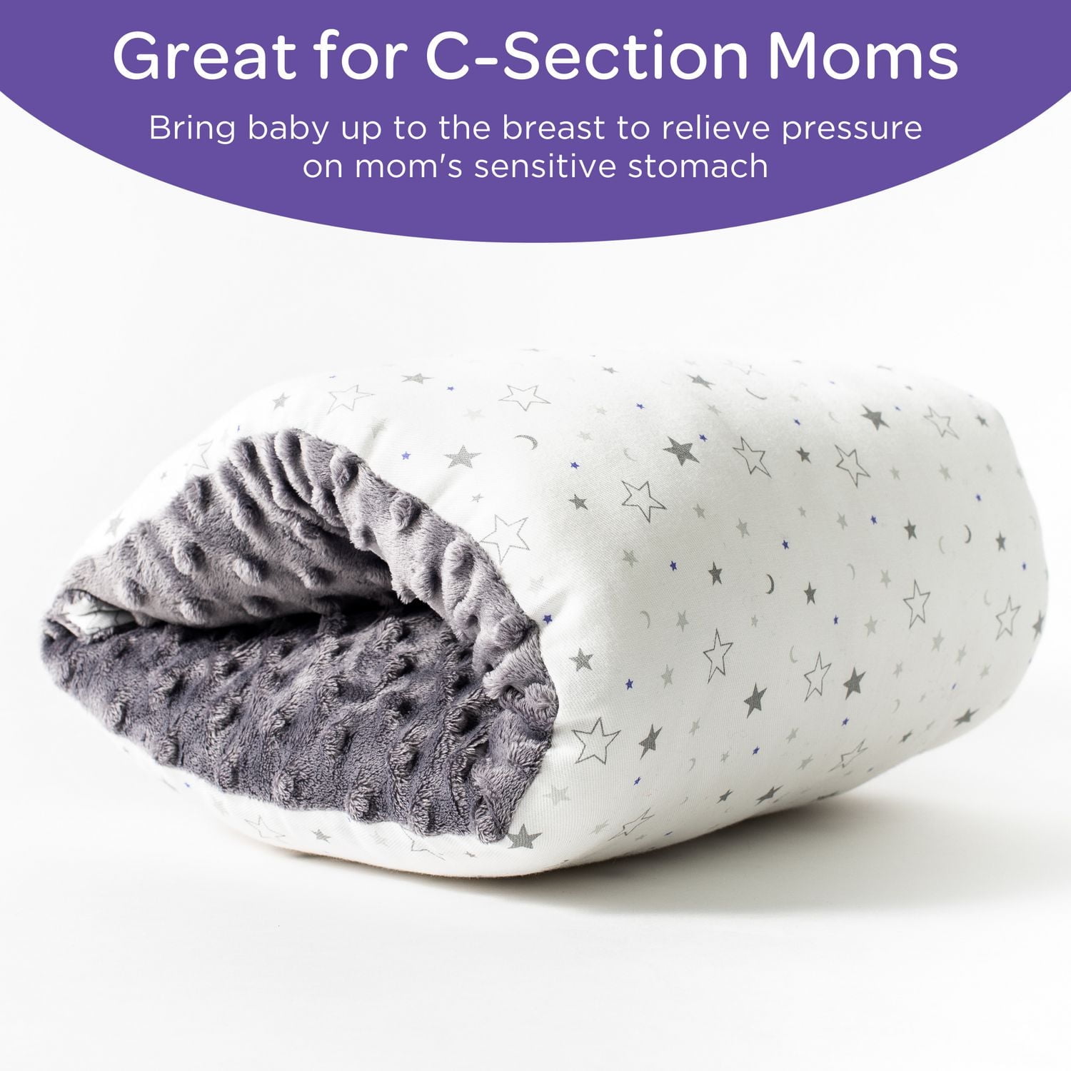 Lansinoh Nursie Breastfeeding Pillow for Babies from C-Sections
