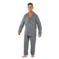 thumbnail image 2 of Bill Baileys Sleepwear Men's Broadcloth Woven Pajama Set (Medium T, Grey Checkered), 2 of 3