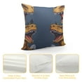 thumbnail image 4 of Nawypu  Throw Pillow Cover A Group of Tyrannosaurus rex Print Decorative Throw Pillows Soft Pillow Cases Square Cushion Case Christmas Pillow Covers for Couch Bed Sofa Farmhouse Decor, 4 of 5