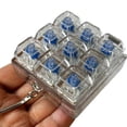 thumbnail image 6 of vlrwzc DIY Keyboard Fidget Keychain 9Keys Finger Keyboard Cap Portable Keychain Clickers for Adults Stress Relief Keyboard Fidget Clicker, 6 of 7