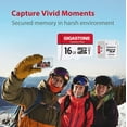 thumbnail image 4 of Giga 16GB 2-Pack Micro SD Card, Camera Plus 85MB/s, Full HD Video, U1 C10 Class 10 Micro SDHC UHS-I Memory Card,, 4 of 5