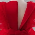 thumbnail image 7 of ATOGUTA Formal Dresses for Girls Red Sleeveless Tulle Formal Wedding Pageant Party Fancy Princess Ball Gown Dresses 2T-12, 7 of 7