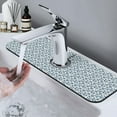 thumbnail image 7 of Sikiie Nautical Theme Anchors Splash Guard for Sink Faucet-1 PC Super Absorbent Fast Drying Mat Sink Gadgets-Splash Guard for Kitchen, Sink Mat, 7 of 7