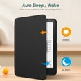 thumbnail image 2 of Fintie Case for 7" Kindle Paperwhite (12th Generation, 2024) and Kindle Colorsoft Signature Edition - Slim Lightweight PU Leather Protective Cover with Auto Sleep/Wake, Black, 2 of 8