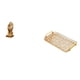 thumbnail image 1 of Set de decoración para escritorio con figura de león, estante y bandeja rectangular con asa, ideal para el hogar o la oficina. Incluye escultura de re, 1 of 8