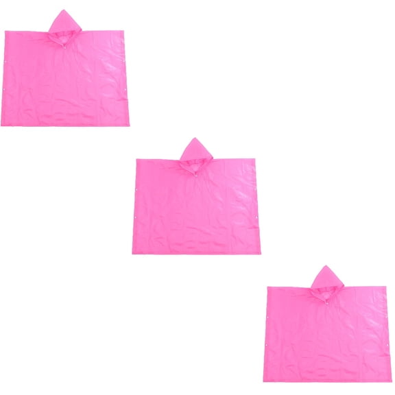 3pcs Professional Rain Coat Sleeved Emergency Poncho Waterproof Adult Raincoat