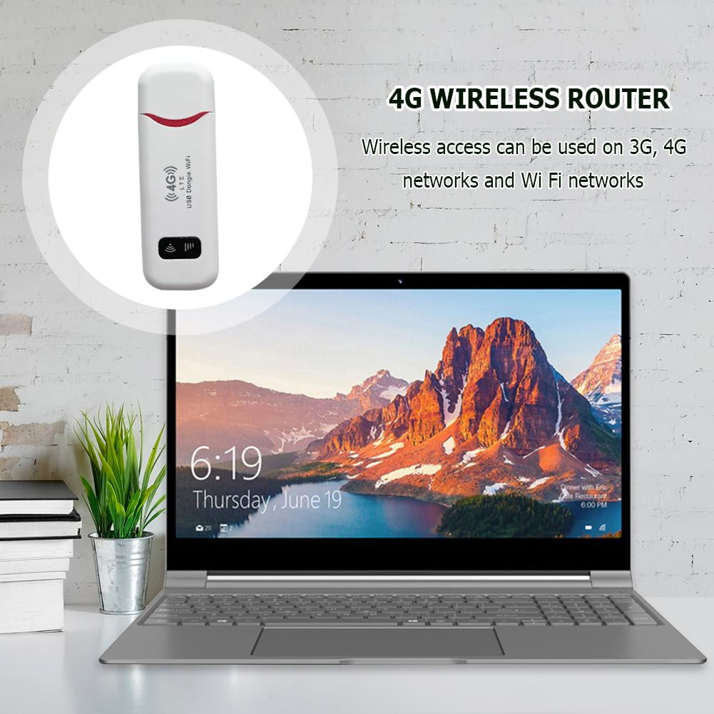 Modem Router WiFi 4G LTE Con Slot SIM E Porta USB - Dongle Hotspot Universale Per TIM, Vodafone, Very (Nuovo)