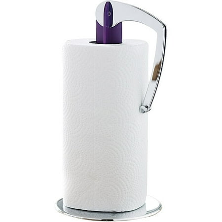 Herstal Squeezer Paper Towel Holder Chrome And Purple Herstal Squeezer Paper Towel Holder Chrome And Purple