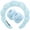 Blue, variant on PTSPLLMY Spa Headband for Washing Face Wristband Sponge Makeup Skincare Headband Terry Cloth Bubble Soft Get Ready Hairband for Women Girl Puffy Padded Headwear Non Slip Thick Hair Accessory(Black)