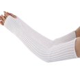 thumbnail image 1 of Arm Sleeves Solid Color Elastic Unisex Thumb Hole Arm Warmers Winter Arm Covers, 1 of 10