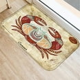 thumbnail image 5 of Nordic Retro Kitchen Mat Floor Fish Crab Carpet for Bathroom Entrance Doormat Rugs Baths Bath Rug Mats Bedroom Flooring, 5 of 5
