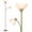 Gold Brass, variant on Sky Dome   Floor lamp, Torchiere  Bright Floor Lamp with Reading Lamp for  Rooms & Offices - Dimmable Tall Standing Lamp for  Reading - Black