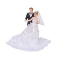 thumbnail image 5 of balikha Wedding Cake Dolls Couple Figures for Miniature Scene Anniversary Engagement B B, 5 of 9