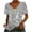 White, variant on Jgppe Womens Dressy Blouses V Neck Plus Size Fashion Print Short Sleeve Loose Tunic Tops
