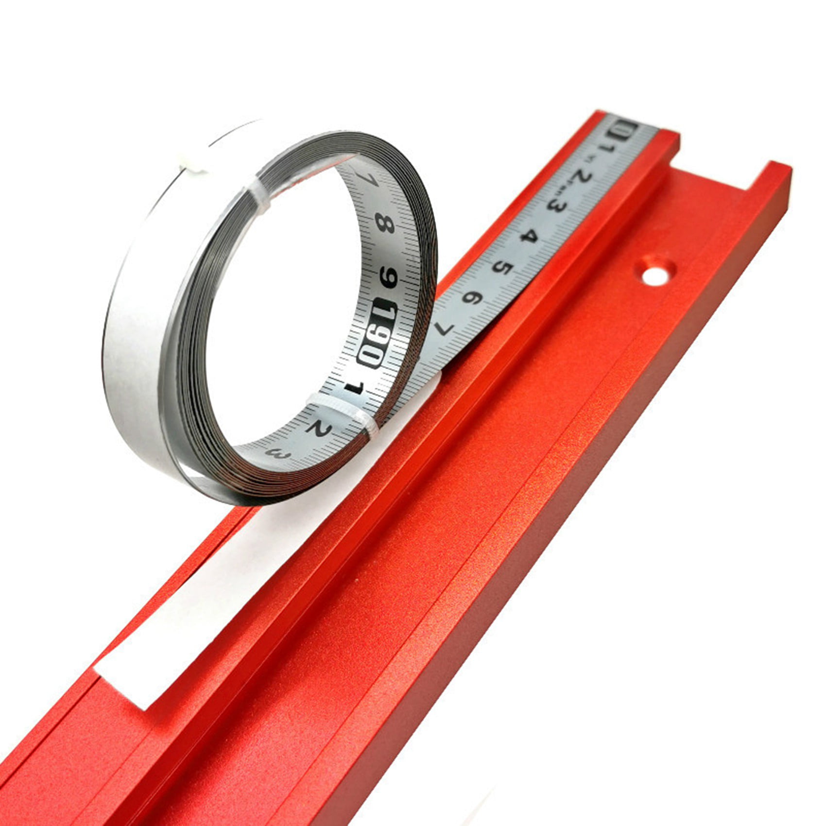 BE-TOOL 1PCS Measuring Tape Clip Stainless Steel Measuring Scale Ruler  Fixing Clip Woodworking Tool Accessories Silver